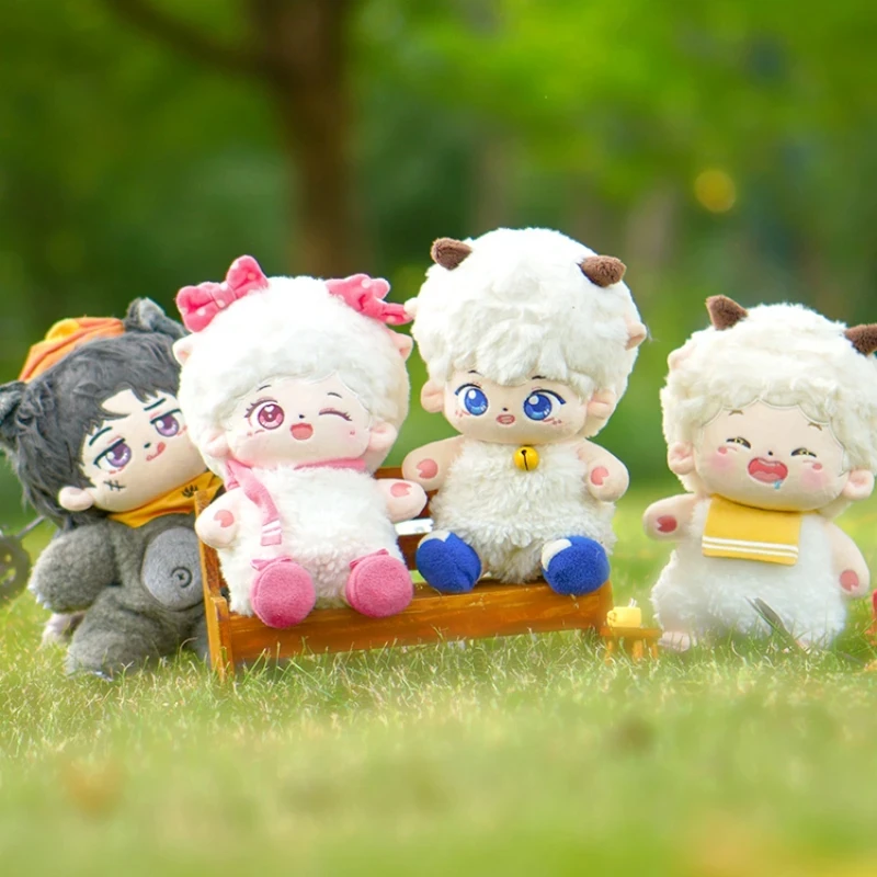 

Spot Pleasant Goat And Big Big Wolf Surrounding Cotton Dolls Lazy Beauty One Clothes 20cm Doll Cartoon Anime Christmas Gift