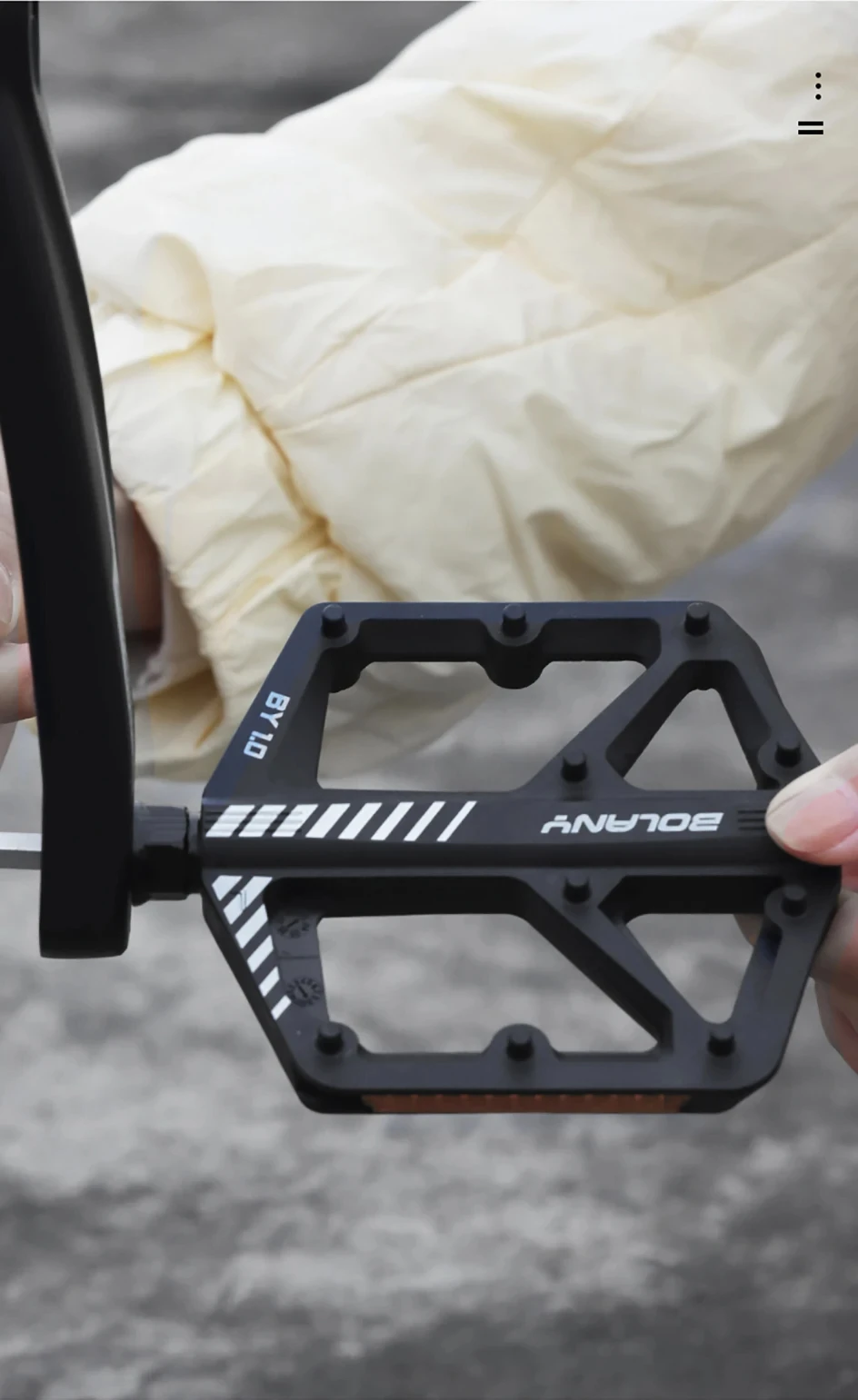 BOLANY Fahrrad Nylon Pedal Mountainbike Anti-rutsch Fahrrad Pedale Dichtung Doppel Lager Pedal MTB Fahrrad Zubehör – Detail 13