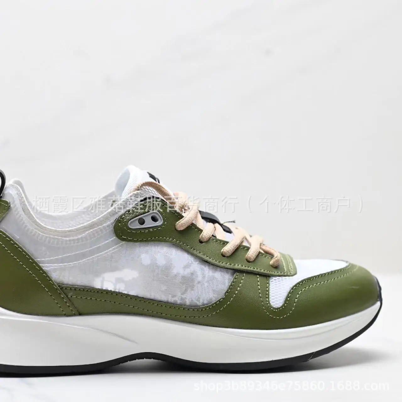 Fashionable Embroidered Low-Top Dad Shoes D-Home B25 Station Casual Thick-Heeled Sports Shoes for Men Retro Rubber Outsole