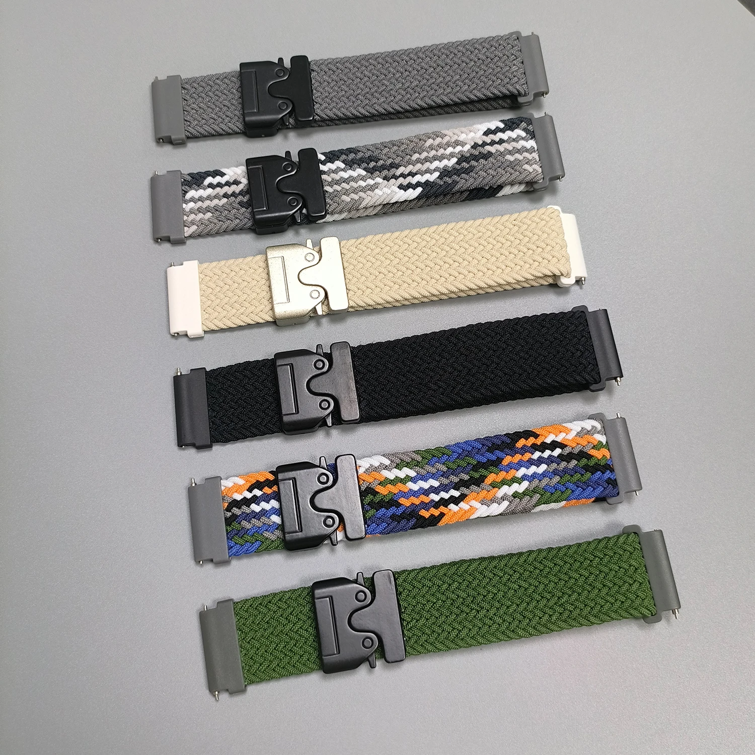 Parachuteband 20/22mm nylon band voor POLAR IGNITE 3 2/Pacer/Unite horlogeband voor POLAR Vantage M3 M2 M V3/Grit X2 Pro armband