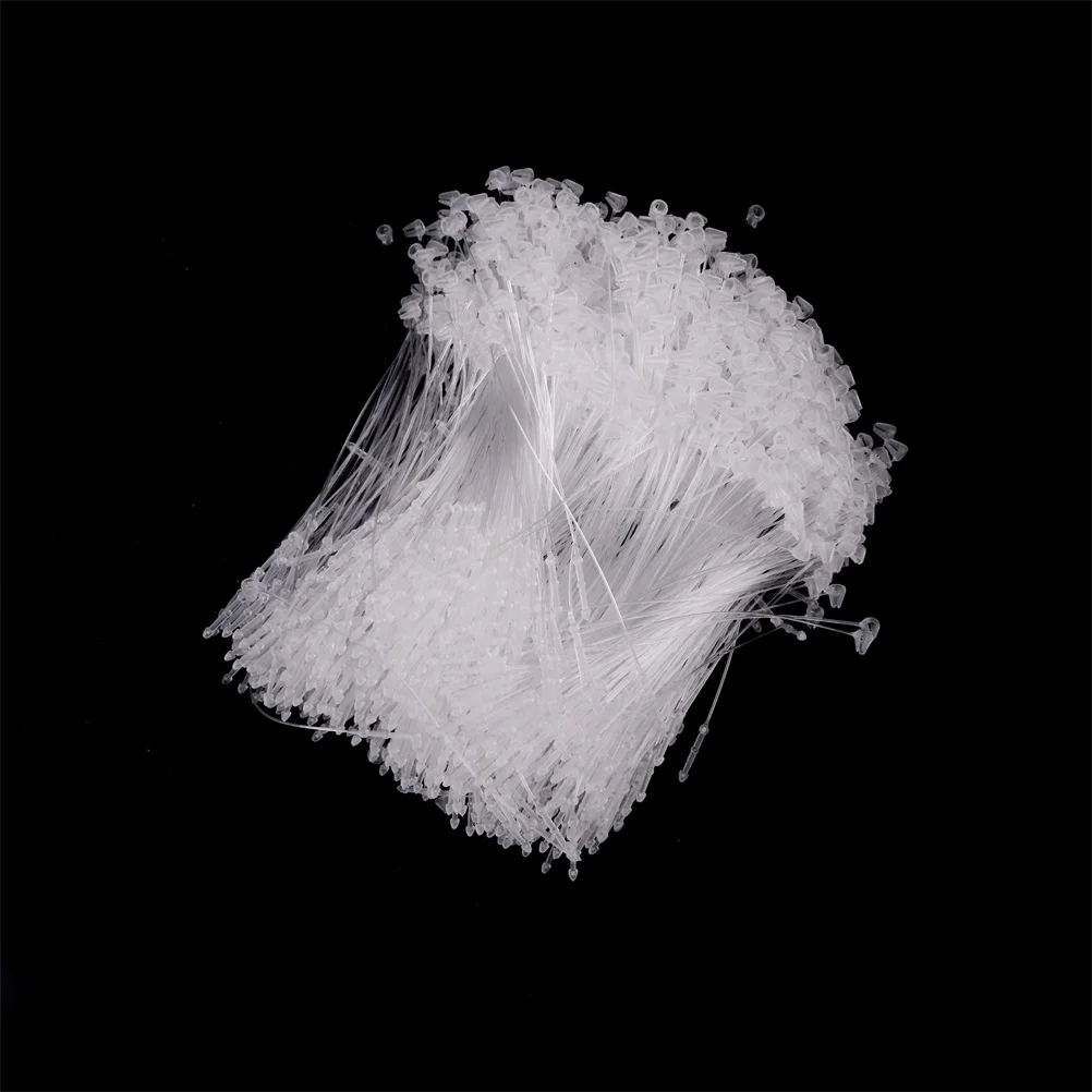 1000Pcs Nylon Cable Ties Strung Garment Clothes Luggage Price Display Tags Cards Labels【Homeclub】