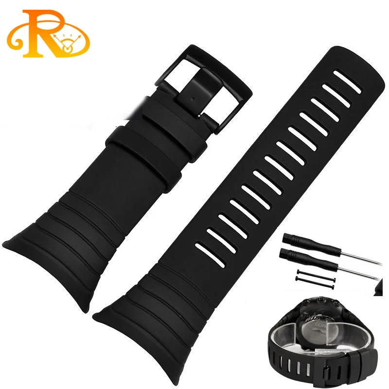 For SUUNTO Smart watchband CORE sports outdoor mountaineering rubber watch strap silicon bracelet wristwatches belt Free tools