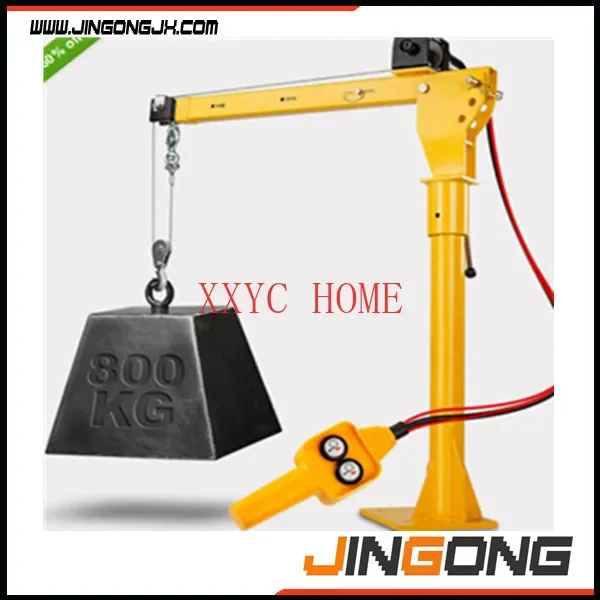 500kg 800kg 1000kg 12V 24V Electric Mini Truck Crane / Mini Mobile Crane for Pick-up Truck with Electric Winch