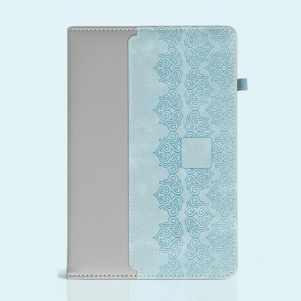 PU Leather Cover A5 Notebook Horizontal Line 200 Pages Business Office Notebook Waterproof Thickened Diary Notepad