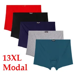 4 pz/lotto 13XL modale Oversize uomo Boxer Boxer Homme Boxer pantaloncini uomo mutandine uomo Underwer mutandine uomo Underwer uomo Boxer Comfort