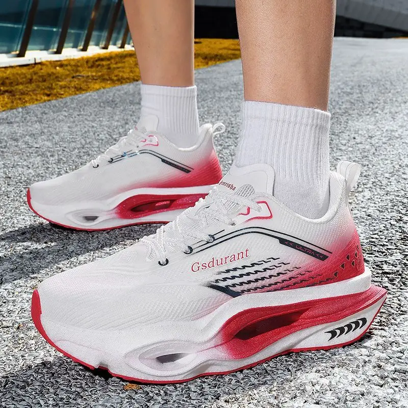Classic Brand Jogging Shoes Shock Absorption Running Unisex Shoes Carbon Plate Training Shoes Super Light Sneakers Couples