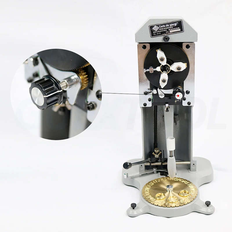 Inside Ring Engraver Gold Silver Jewelry Making Machine Two Faces Standard Letter Block Dial Plotter simbolo alfabetico numerico