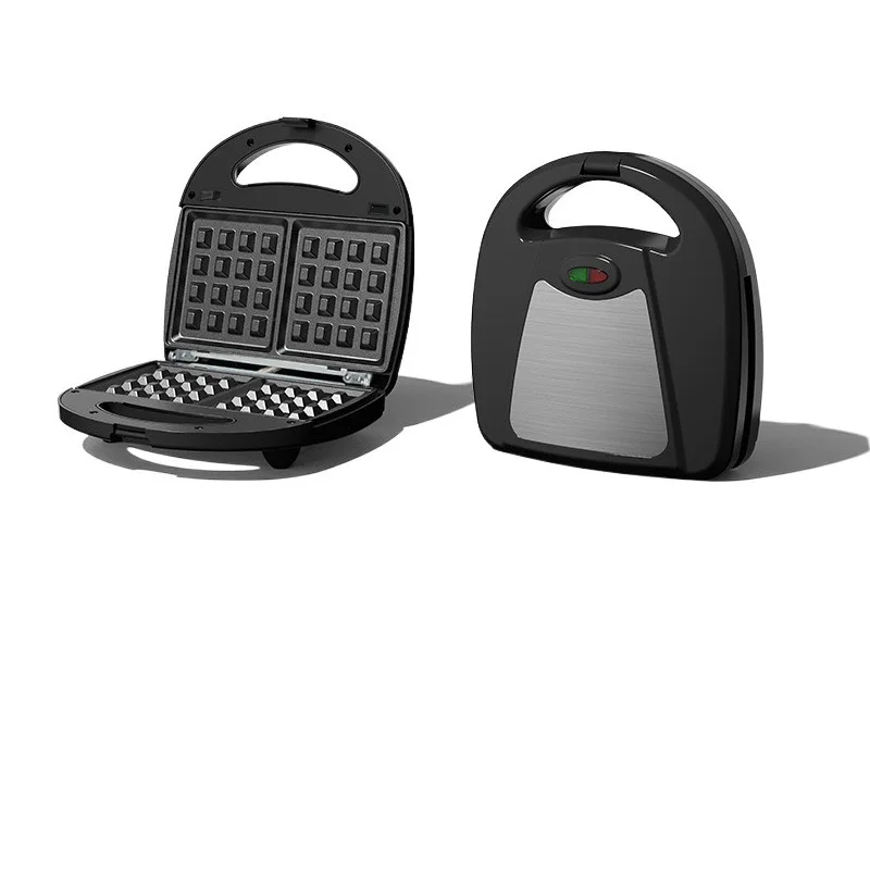 

10in1 Breakfast Maker Multifunctional Sandwich Waffle Bread Donut Maker with 4Slice Toaster Compact Household Kitchen Appliance