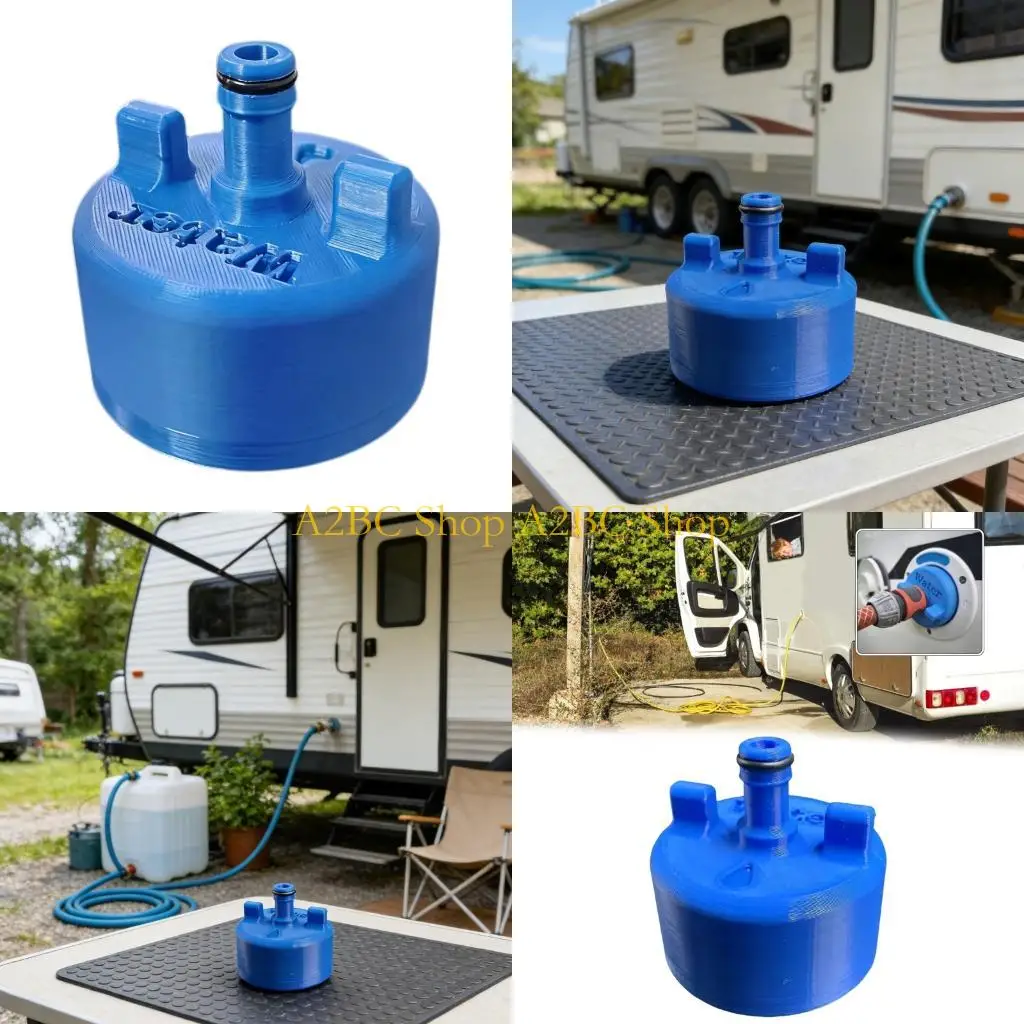 A2BC Camping Trailer Water Adapter Connector Simple To Use Tight Fit Lightweight Design