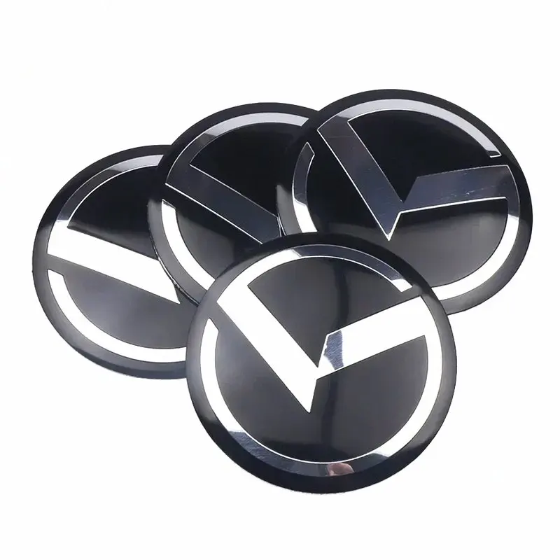 Car 4pcs 56mm Wheel Center Hub Caps Cover Emblem Sticker For K2 K3 K5 KX5 GT Forte Rio Optima Sorento Accessories styling