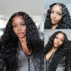 UNice Hair Bye Bye Knots Wig 7x5 Quick Glueless Lace Curly Wig for Black Women Pre Bleached Knots Plucked  Invisible Knots Wigs