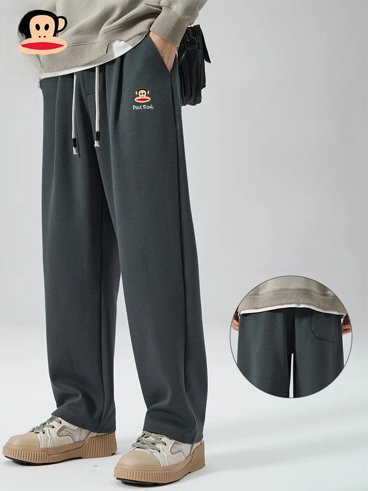 

Мужские спортивные брюки PaulFrank свободного кроя с прямыми штанинами, весенне-осенние, в американском ретро-стиле, струящиеся, длинные, повседневные, спортивная одежда