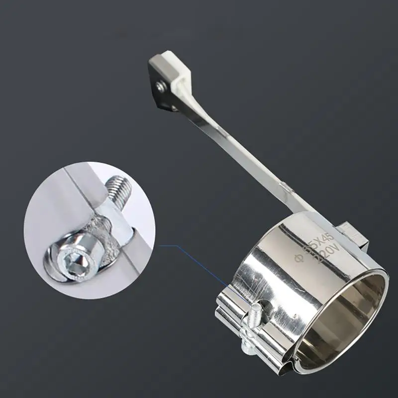 220V Industrial Ceramic Band Heater Stainless Steel Heating Ring for Injection Machines High Thermal Conductivity
