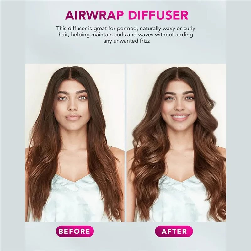 AB43-Styler HS01 HS05 HS08 Compatible Pre-Styling Dryer& Airflow Attachment For Dyson Airwrap For Smooth Hair Style And Curling