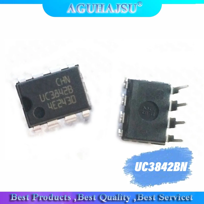 10PCS UC3842BN DIP8 UC3842B UC3842 DIP new Switching power supply control / excitation circuit