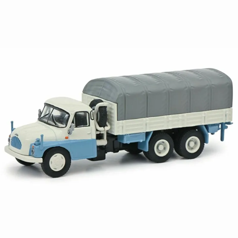 Diecast 1:87 Scale Tatra T148 Flatbed Truck  Van  Alloy Car Model Collectibles Ornaments Metal Toy Cars Gift