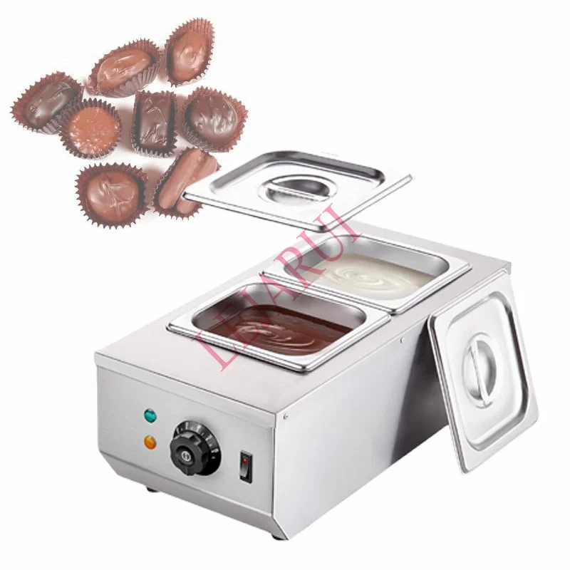 

Bakeware Tools 800w Chocolate Tempering Machine Melting Pot Electric Auto Heater Liquid Warmer Stainless Steel 1.5L Capacity 2 T