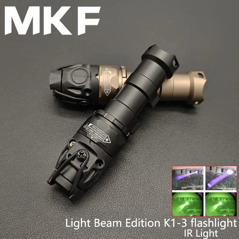 

NEW Tactical Metal KIJI K1 K1-3 IR Adjustable Scout Light 850nm Illumination with Original Markings Fit 20mm Rail Weapon light