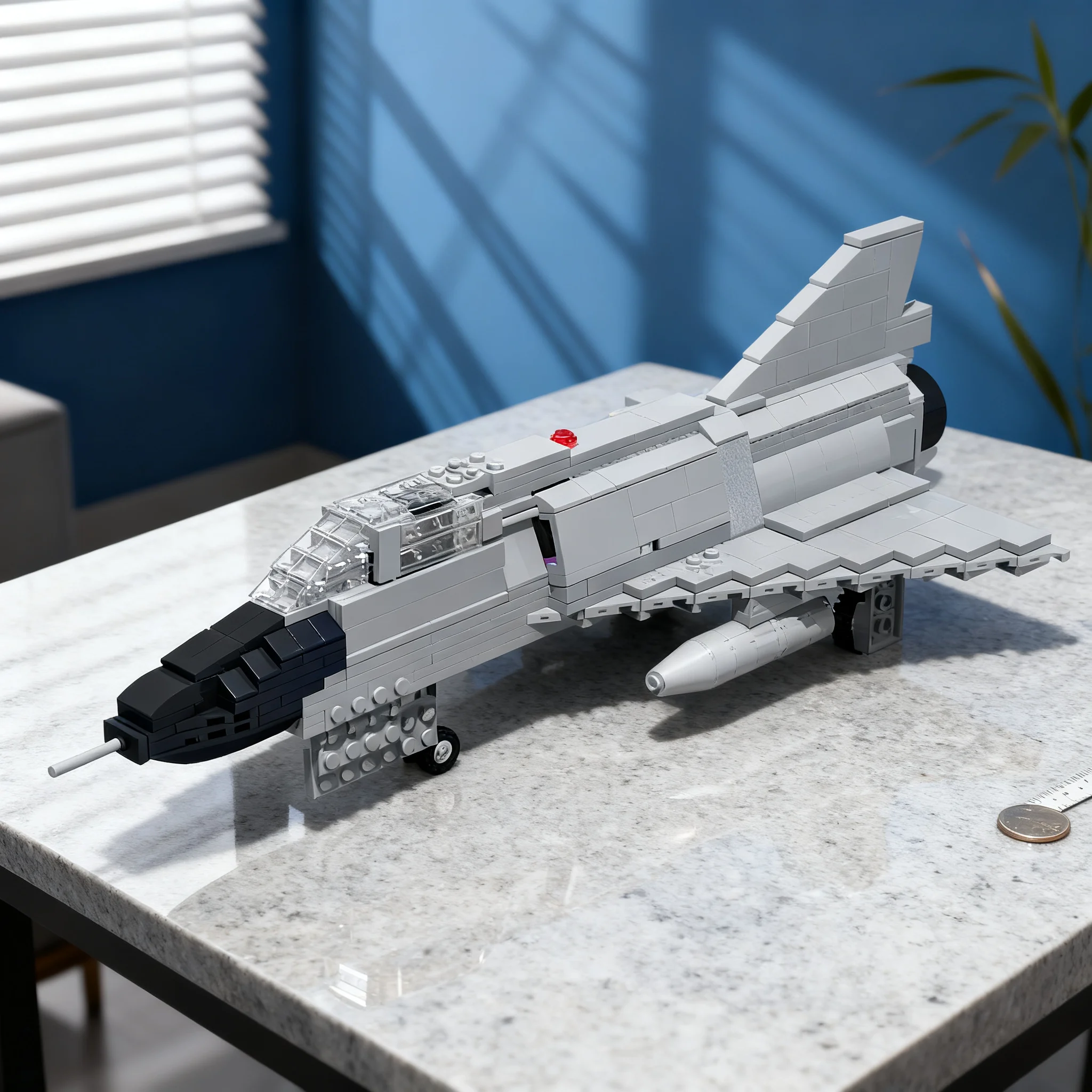 504pcs MOC Convair F Delta Dart Creator Expert Model Building Blocks Construction Kids Assemble DIY Birthday Christmas Gift Toys