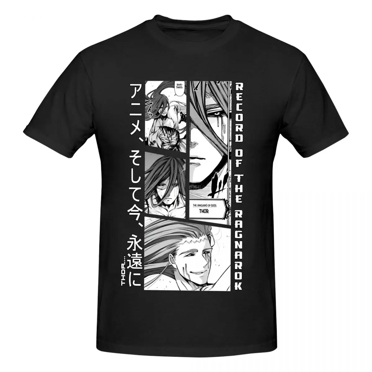 Record Of Ragnarok Drawing Trending T Shirts Graphic Y2K Idea Customized Men Women T-Shirt Tops