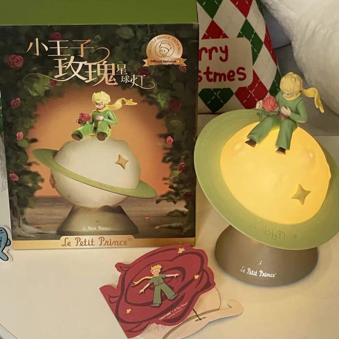 Anime Peripheral The Little Prince Rose Planet Lights Room Sleeping Atmosphere Lamp Cute Le Petit Prince Desktop Ornaments Gifts