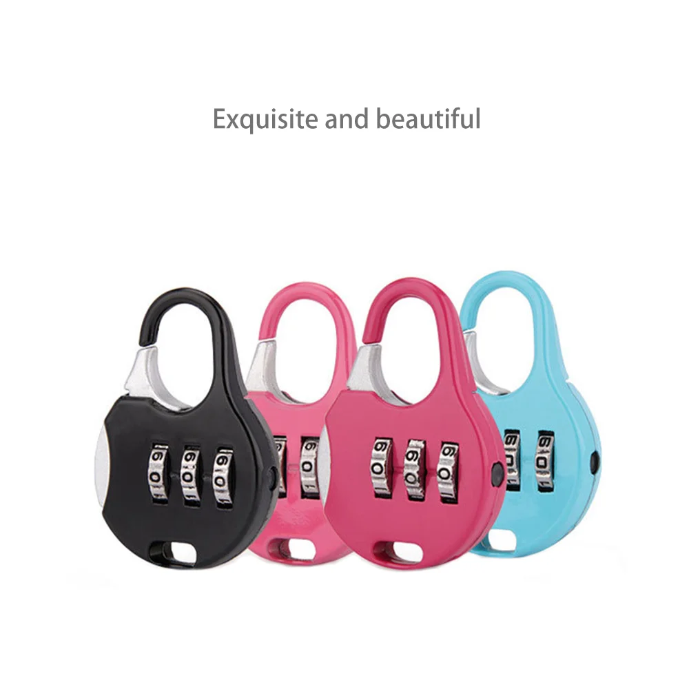 Luggage Accessories Small combination lock Mini padlock Pull rod box padlock Suitcase combination lock Anti-saw and anti-cutting