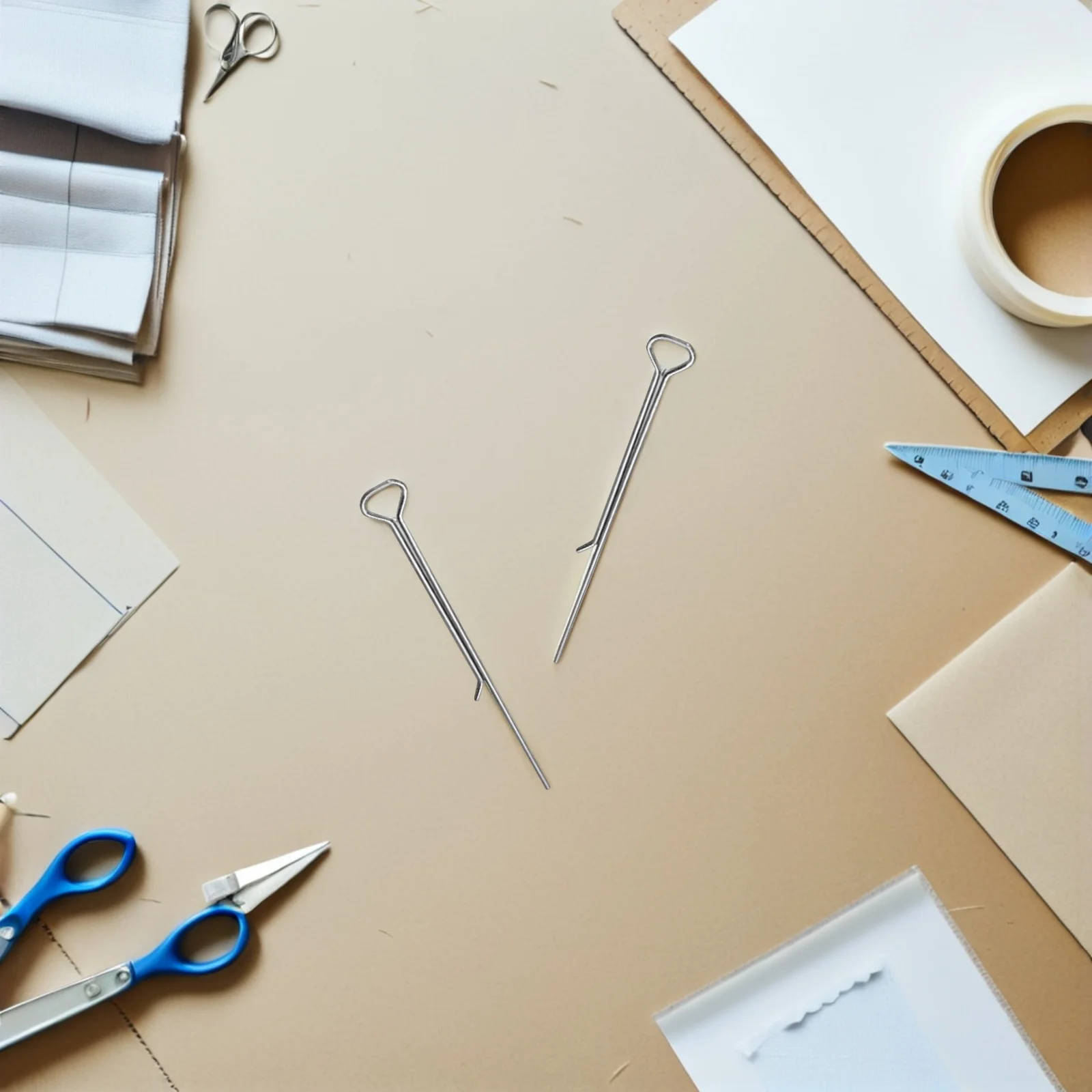 

40Pcs Stainless Steel Wick Centering Devices Carbon Steel Wick Holders DIY Making Tools Tealight Oil Lamp