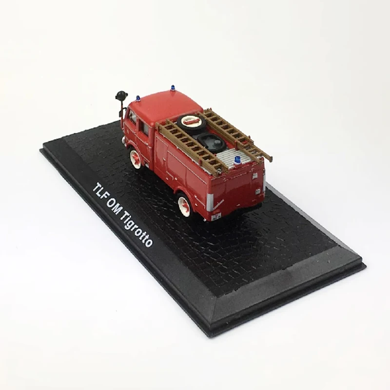 Diecast escala 1:72 tlf om tigrotto motor de bombeiros liga caminhão modelo acabado simulação coleção suoucenir presente brinquedo exibição estática