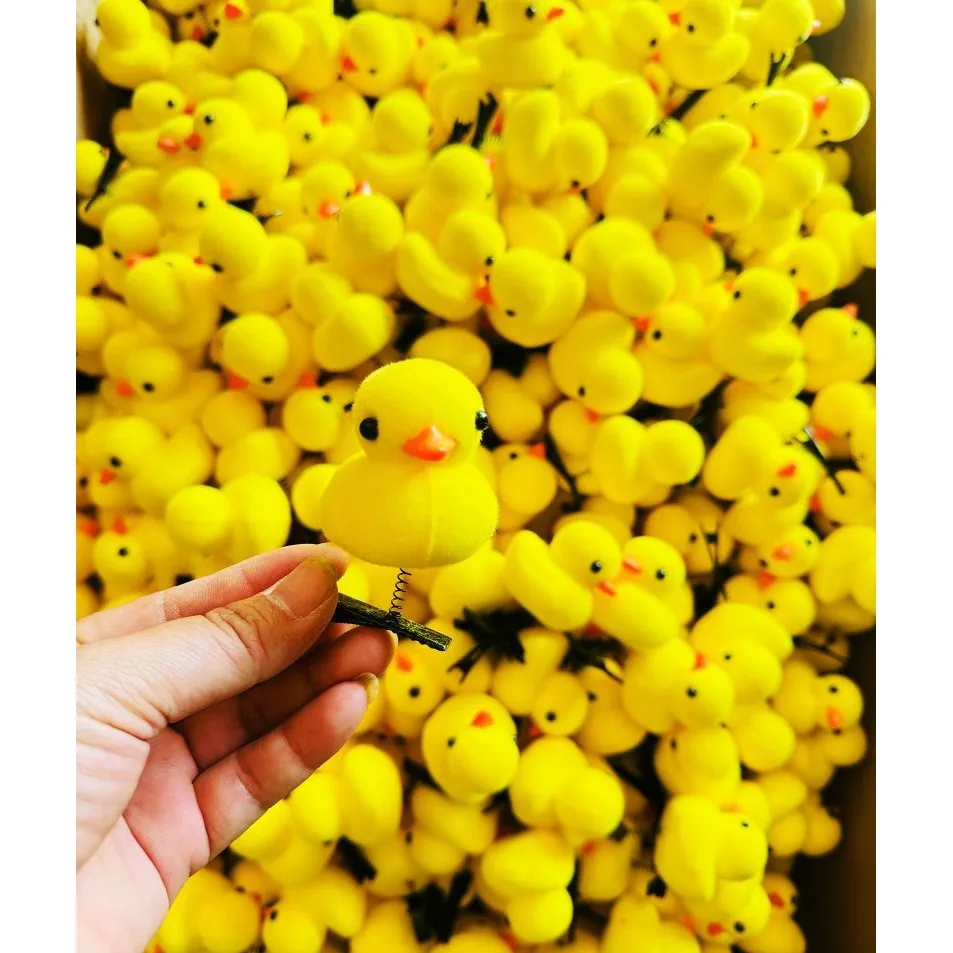 

Little Yellow duck hair clip, children's hair accessory, little duck prize gift, desktop ornament