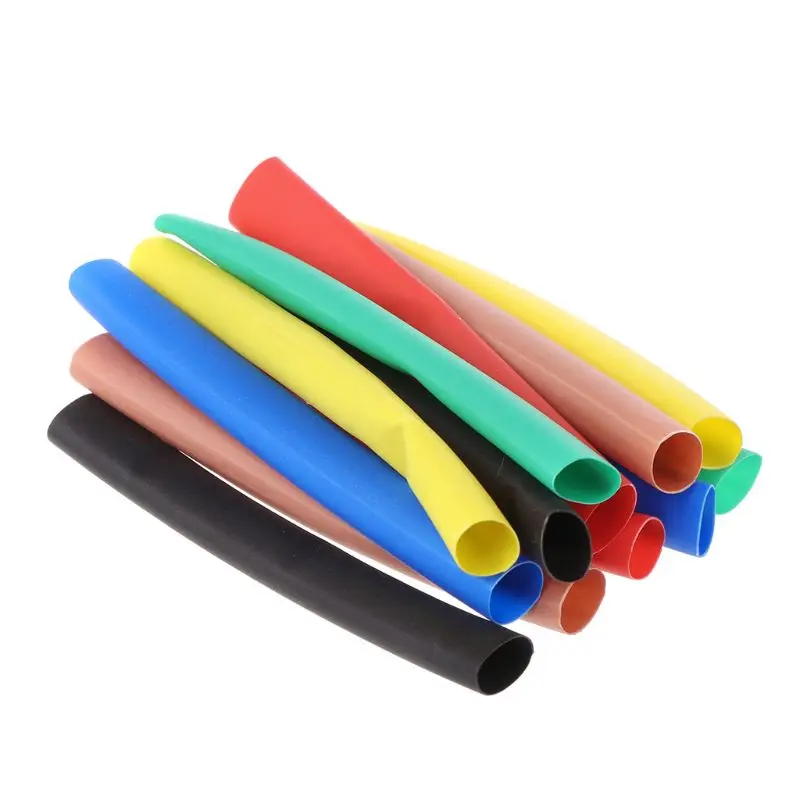 12 Pieces Colorful Electronic Wrap Wire Cable Insulation Polyolefin Heat Shrink Tube Ratio Insulation Shrinkable Tubes 1