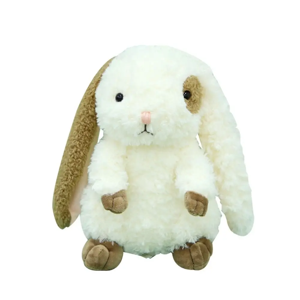 ผ้าฝ้าย PP หูยาวกระต่ายตุ๊กตาของเล่นนุ่มกระต่ายตุ๊กตาของเล่นการ์ตูนสบายนั่งกระต่ายตุ๊กตา Plush ตุ๊กตาเด็กของขวัญ