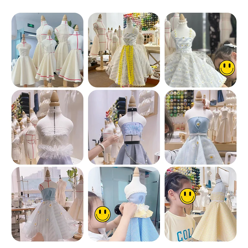 White/Black 1/2 1/3 1/4 Mini Female Mannequin for Doll Clothing Display Stand DIY Dollhouse Miniature Ornaments Supplies