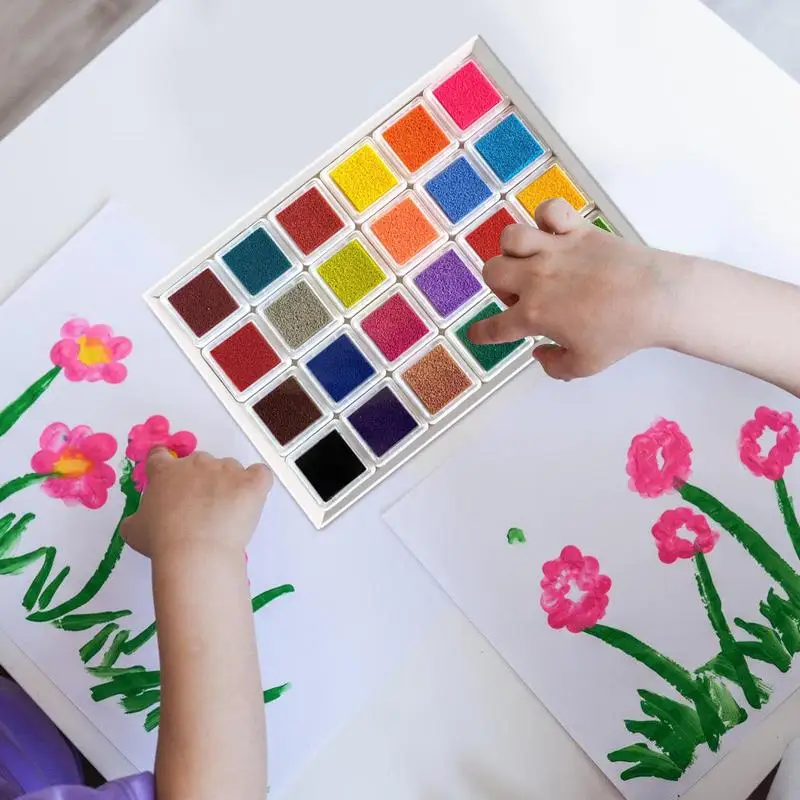 Набор для рисования пальцами, 24 цвета