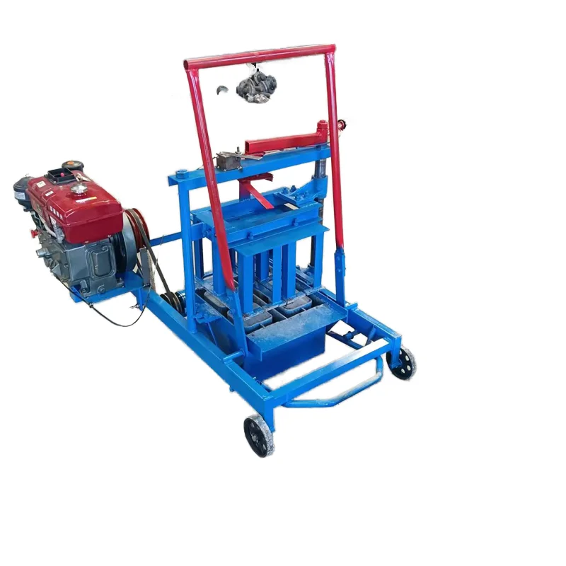 

Небольшая мобильная линия по производству цементных блоков с прямым нажатием и основным двигателем в сборе без кирпича