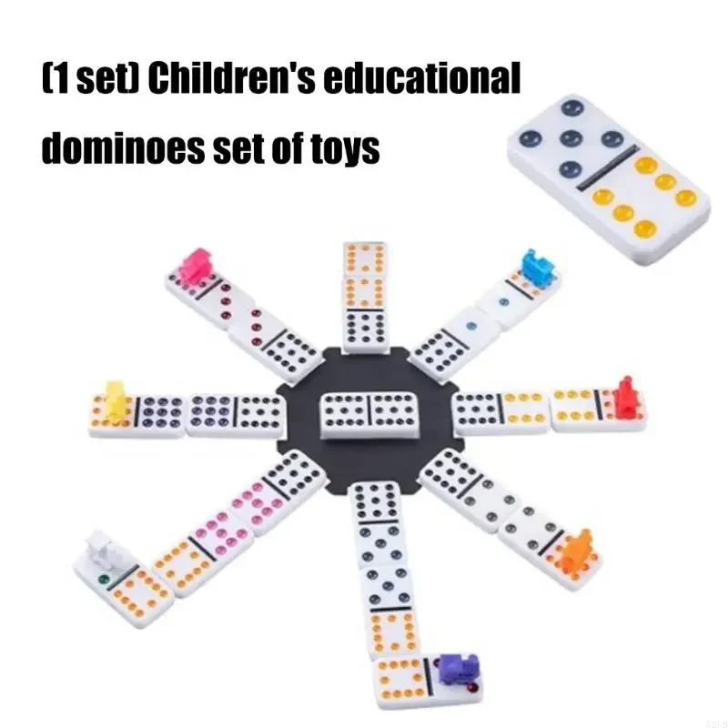 カラフルな無毒ドミノタイルクリエイティブスタッキングおもちゃ幼児の脳の発達と運動能力トレーニング15UB