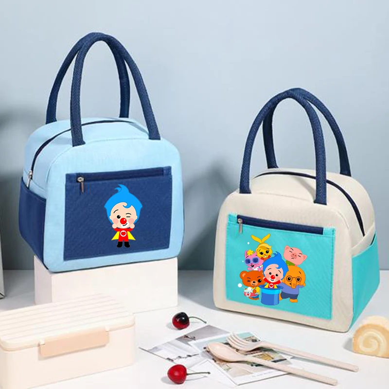 Bolsa Térmica para Almuerzo Plims Clown, Bolsa Bento con Aislamiento de Papel de Aluminio, Bolsa para Arroz, Bolsa para Comida, Bolsa para Hielo, Bolso Bento para Estudiantes, Regalo con Aislamiento