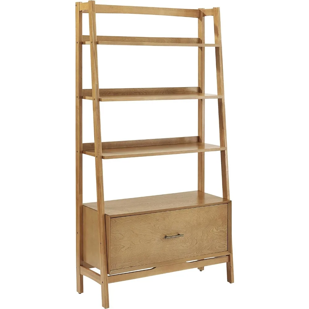 Landon Large Etagere Bookcase, Acorn