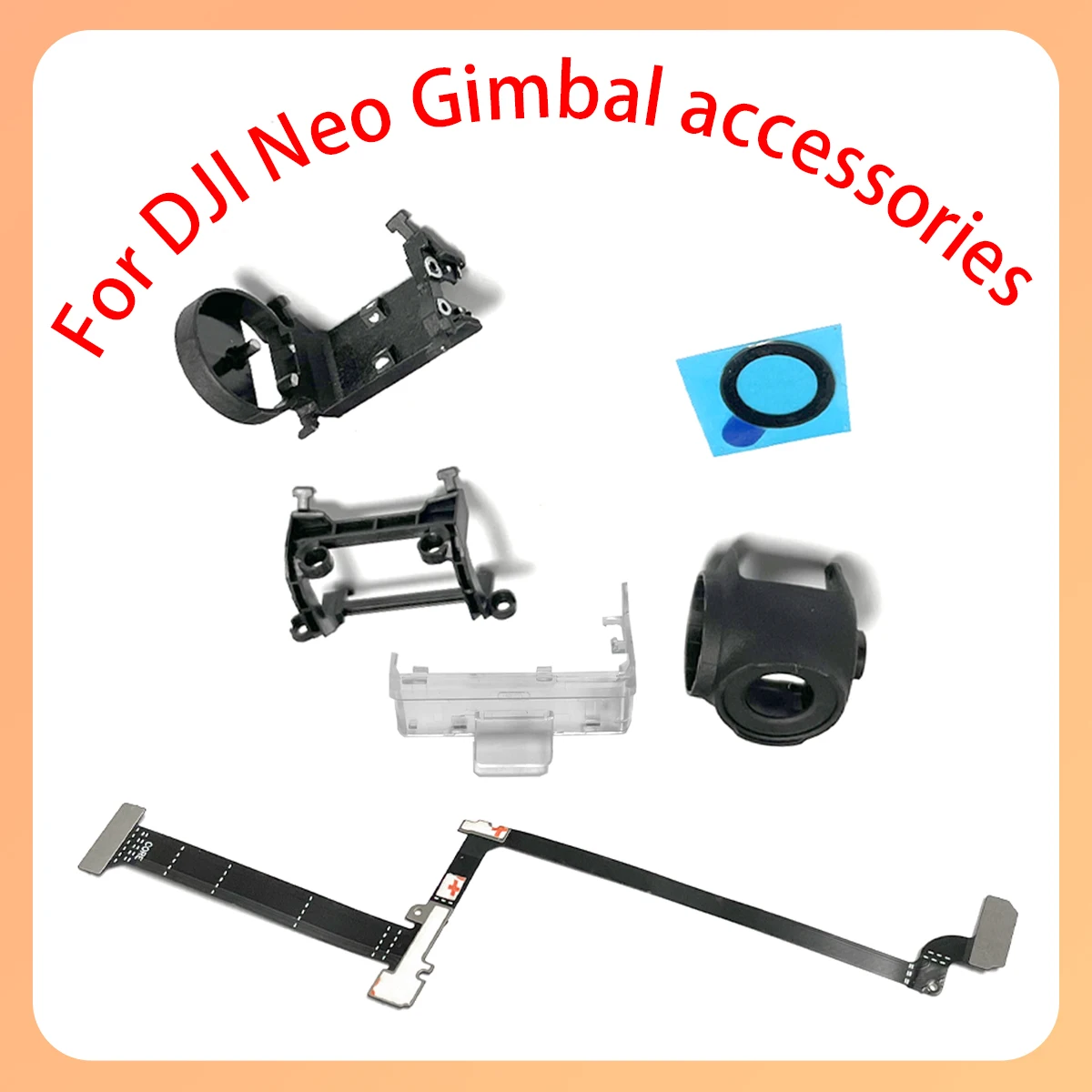 

Original Neo body, gimbal motor, shock absorber, upper lower brackets, cable core, lens, camera lens, suitable for DJI NEOserie