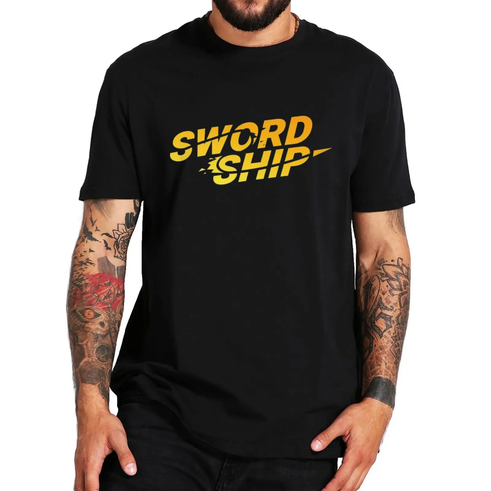 New arrived Swordship T Shirt Funny Dodging Video Game Fans Short Sleeve  Cotton Unisex Soft Round Neck Casual T-shirts