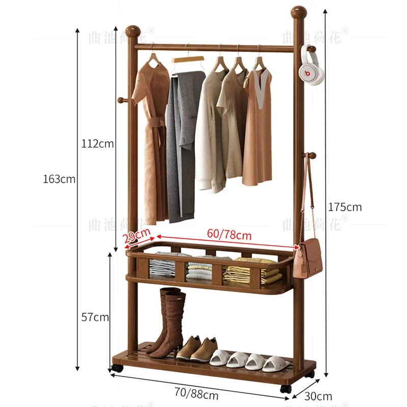 Nordic Storable Designer Coat Racks Multifunctional Bedroom Modern Simplicity Coat Rack Originality Home Furniture Perchero HBCR
