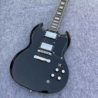 High Quality Black SG Custom Electric Guitar,in Stock