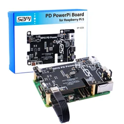 GeeekPi RPi 5 PD Power Expansion Board for Raspberry Pi 5 Always-ON switch