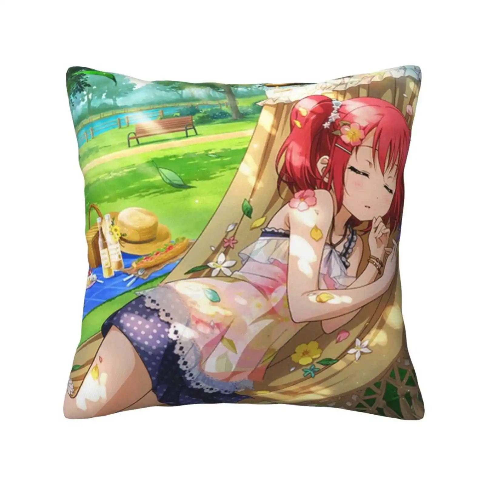 Love Live! Sunshine!!-Spring Picnic Bedroom Office Hug Pillowcase Love Live Sunshine School Idol Project School Idol Festival