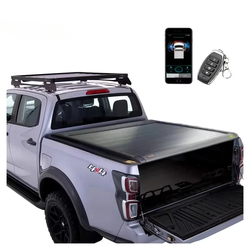 F150 Electric Patent Waterproof Trunk Storage System Rolling Security Bed 4x4 Retractable Tonneau Cover for -150