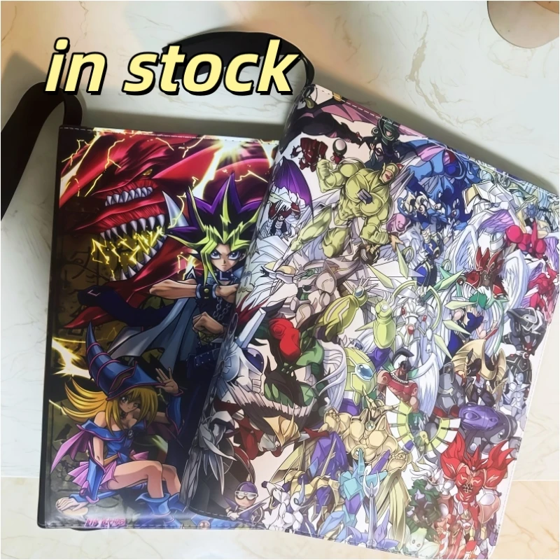 

Yu Gi Oh Trading Card Game Collection Binder Notebook - 400/900 Pcs Map Letter Folder White Dragon Dark Archmage Muto Theme