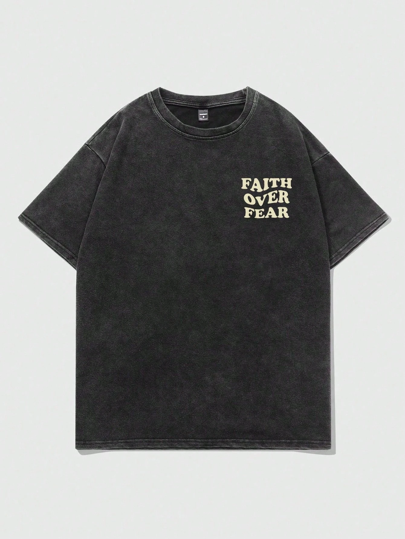 تي شيرت رجالي كاجوال مطبوع عليه حروف ورسومات دائرية صيفي بأكمام قصيرة للأصدقاء Street Trend Y2K للجنسين