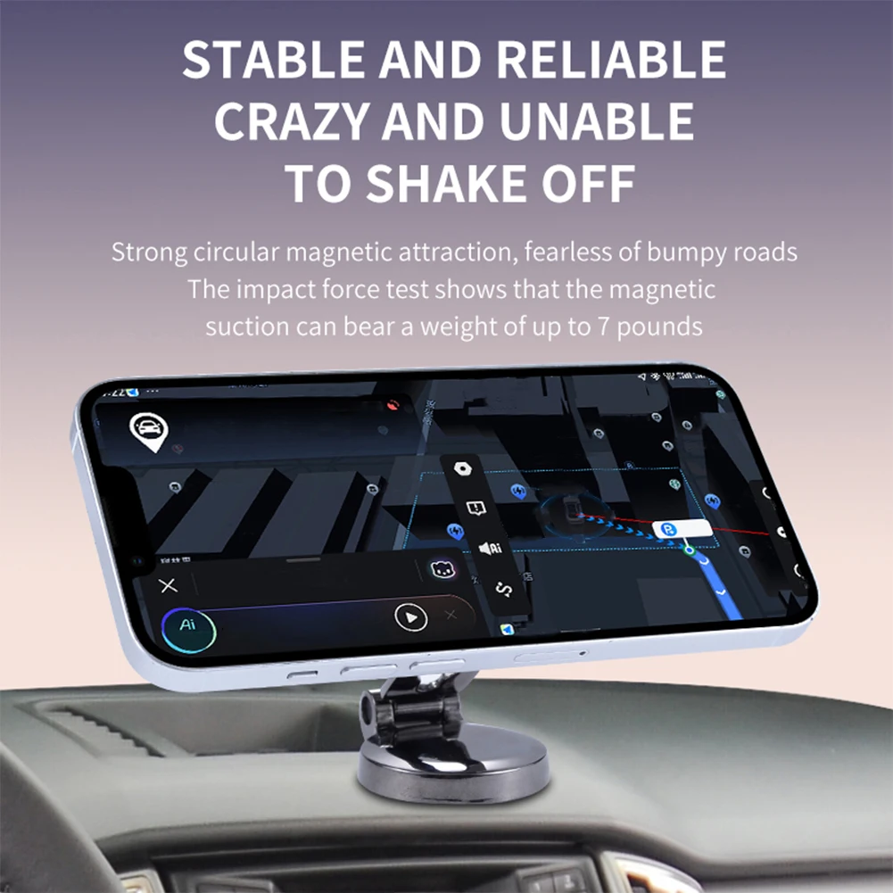 

Магнитная поддержка GPS, универсальная автомобильная подставка для инструментов, регулируемый угол, крепление для телефона на приборной панели автомобиля, аксессуары для салона автомобиля