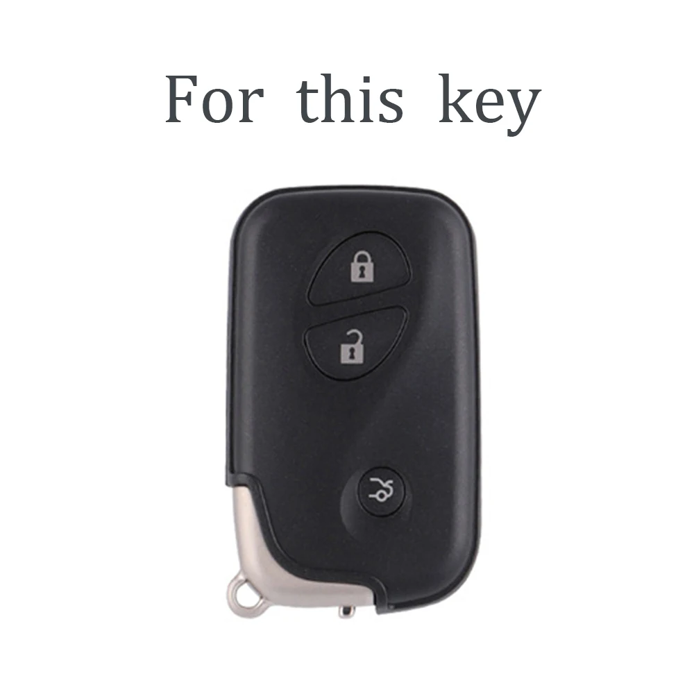 Auto Key Shell for Lexus GS430 ES350 GS350 LX570 IS350 RX350 IS250 4 Buttons TPU Car Key Case Cover Fob