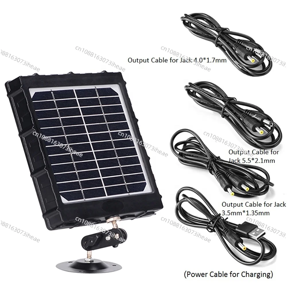 6V 9V 12V solar panel 12V with battery 8000MAh outdoor solar charger panel kit for outdoor cctv security hunting trail camera