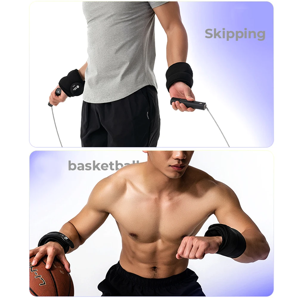 زوج واحد من أوزان الكاحل والمعصم القابلة للتعديل 1 كجم 2 كجم 3 كجم 4 كجم - أشرطة مرجحة من النيوبرين الفاخرة للرجال والنساء - مثالية للصالة الرياضية والجري #6
